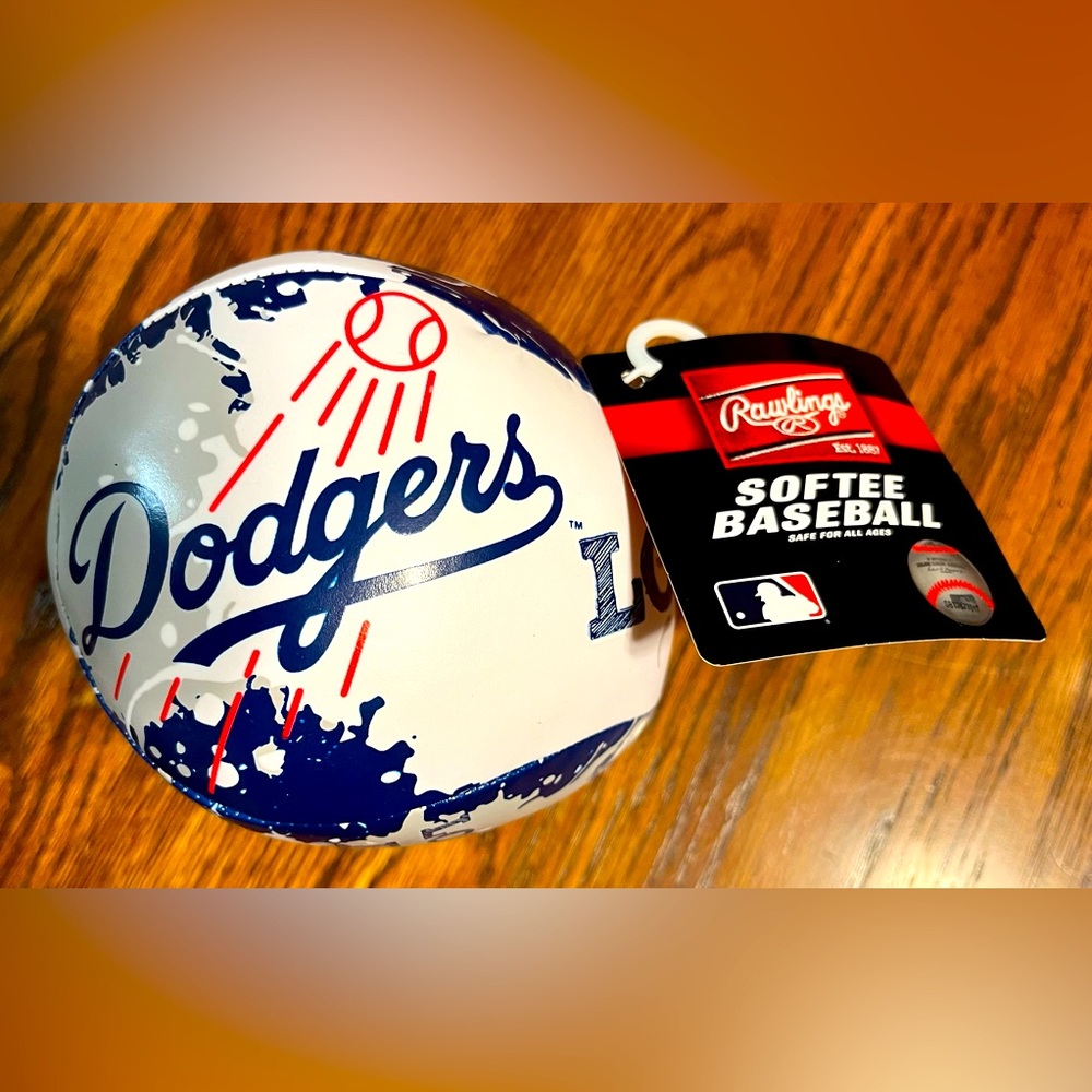 Rawlings Los Angeles Dodgers Quick Toss 4" Softee Baseball - NEW WITH TAGS